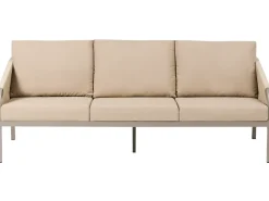 Set da giardino con tavolo 5 posti MURATO Metallo Beige