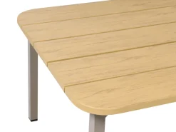Set da giardino con tavolo 5 posti MURATO Metallo Beige