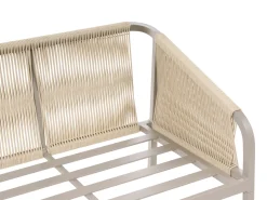Set da giardino con tavolo 5 posti MURATO Metallo Beige