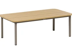 Set da giardino con tavolo 5 posti MURATO Metallo Beige