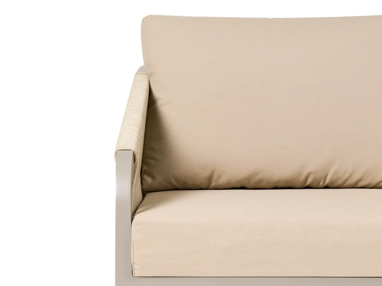 Set da giardino con tavolo 5 posti MURATO Metallo Beige