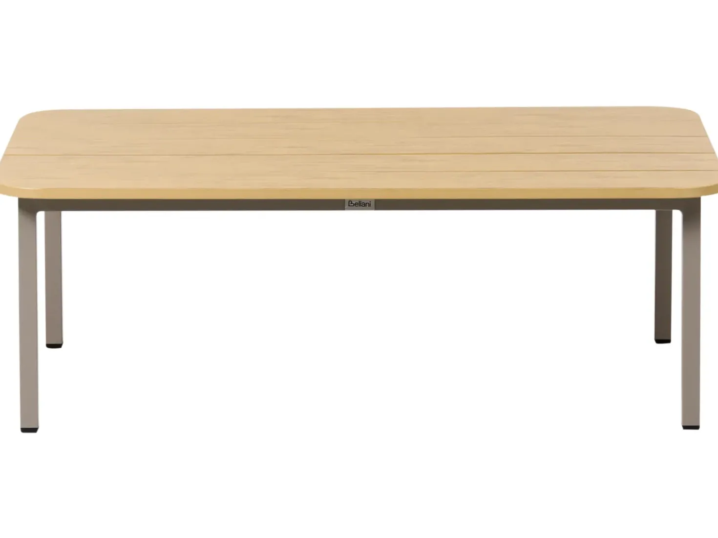 Set da giardino con tavolo 5 posti MURATO Metallo Beige