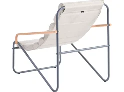 Set da giardino con tavolo 2 posti PASTO Metallo Grigio scuro