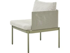 Set da giardino con tavolo 2 posti TERRACINA Metallo Verde oliva