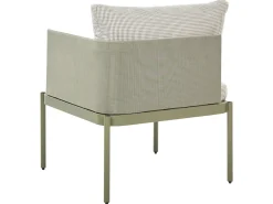 Set da giardino con tavolo 2 posti TERRACINA Metallo Verde oliva