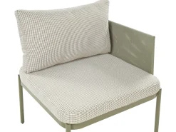 Set da giardino con tavolo 2 posti TERRACINA Metallo Verde oliva