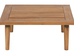 Set da giardino con tavolo 4 posti FRASCATI Modulare Legno di acacia certificato Grigio chiaro