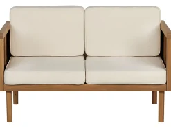 Set da giardino con tavolo 5 posti BARATTI Legno d'acacia Marrone