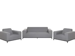 Set da giardino con tavolo 5 posti ROVIGO Grigio