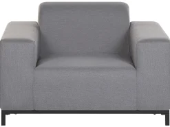 Set da giardino con tavolo 5 posti ROVIGO Grigio