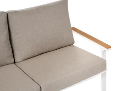 Set da giardino con tavolo 4 posti ORERO Tortora