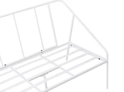 Set da giardino con tavolo 4 posti USTICA Metallo Bianco