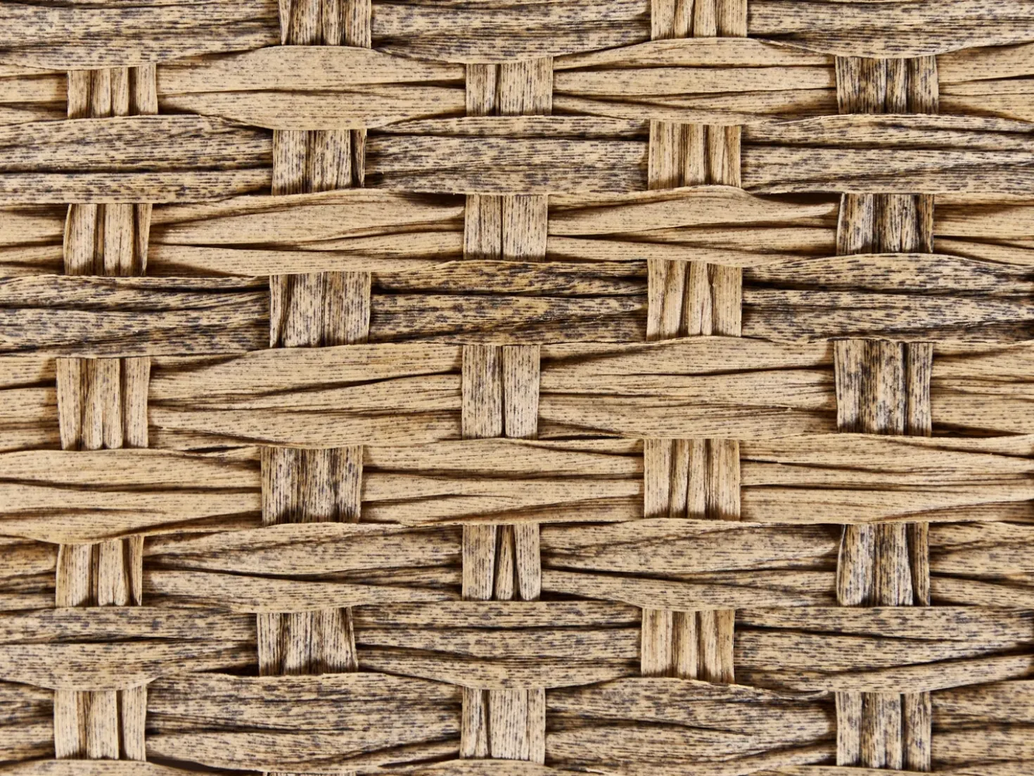 Set da giardino con tavolo 8 posti XXL Lato destro Modulare Rattan sintetico (PE) Marrone chiaro