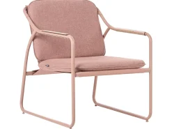 Set da giardino con tavolo 4 posti CALASCIO Metallo Marrone