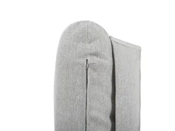 Set da giardino con tavolo 2 posti FRASCATI Modulare Legno di acacia certificato Grigio chiaro