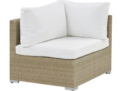 Set da giardino con tavolo 2 posti NOTO Modulare Rattan sintetico (PE) Marrone chiaro