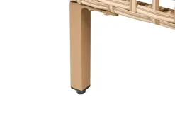 Set da giardino con tavolo 4 posti CALASETTA Lato Sinistro Rattan sintetico (PE) Beige