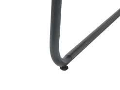 Set da giardino con tavolo 4 posti POMONTE Metallo Nero