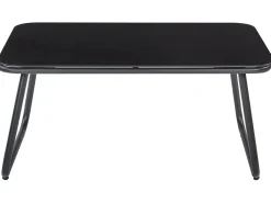 Set da giardino con tavolo 4 posti POMONTE Metallo Nero