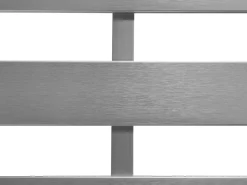 Set da giardino con tavolo 4 posti SALERNO Metallo Grigio scuro