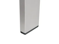 Set da giardino con tavolo 4 posti SALERNO Metallo Grigio scuro