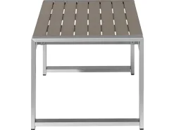 Set da giardino con tavolo 4 posti SALERNO Metallo Grigio scuro