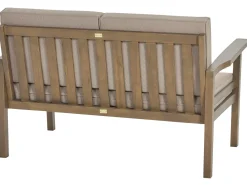 Set da giardino con tavolo 4 posti MANILA Legno di acacia certificato Marrone scuro