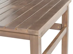 Set da giardino con tavolo 4 posti MANILA Legno di acacia certificato Marrone scuro