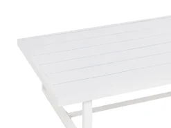 Set da giardino con tavolo 5 posti SERLA Metallo Bianco