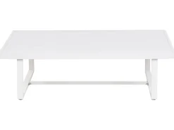 Set da giardino con tavolo 5 posti SERLA Metallo Bianco