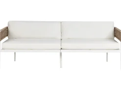 Set da giardino con tavolo 5 posti SERLA Metallo Bianco