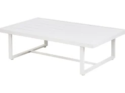 Set da giardino con tavolo 5 posti SERLA Metallo Bianco