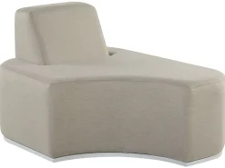 Set da giardino con tavolo 4 posti FABRO Modulare Grigio chiaro