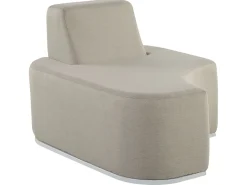 Set da giardino con tavolo 4 posti FABRO Modulare Grigio chiaro