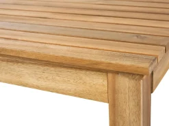 Set da giardino con tavolo 4 posti PACIFIC Legno d'acacia Nero