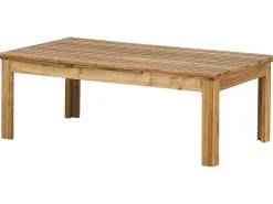 Set da giardino con tavolo 4 posti PACIFIC Legno d'acacia Nero