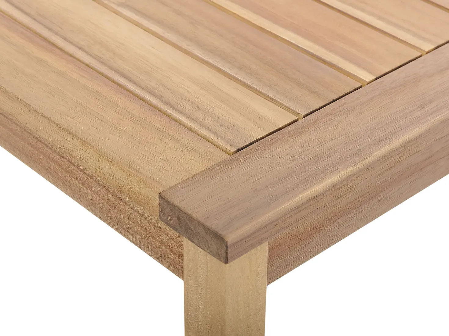 Set da giardino con tavolo 4 posti PALLANO Legno d'acacia Tortora