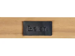 Set da giardino con tavolo 4 posti ACCADIA Legno di acacia certificato Beige chiaro