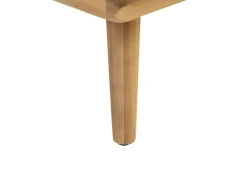 Set da giardino con tavolo 4 posti ACCADIA Legno di acacia certificato Beige chiaro