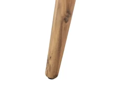 Set da giardino con tavolo 4 posti ACCADIA Legno di acacia certificato Beige chiaro