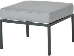 Set da giardino con tavolo 5 posti SKALA Metallo Grigio scuro