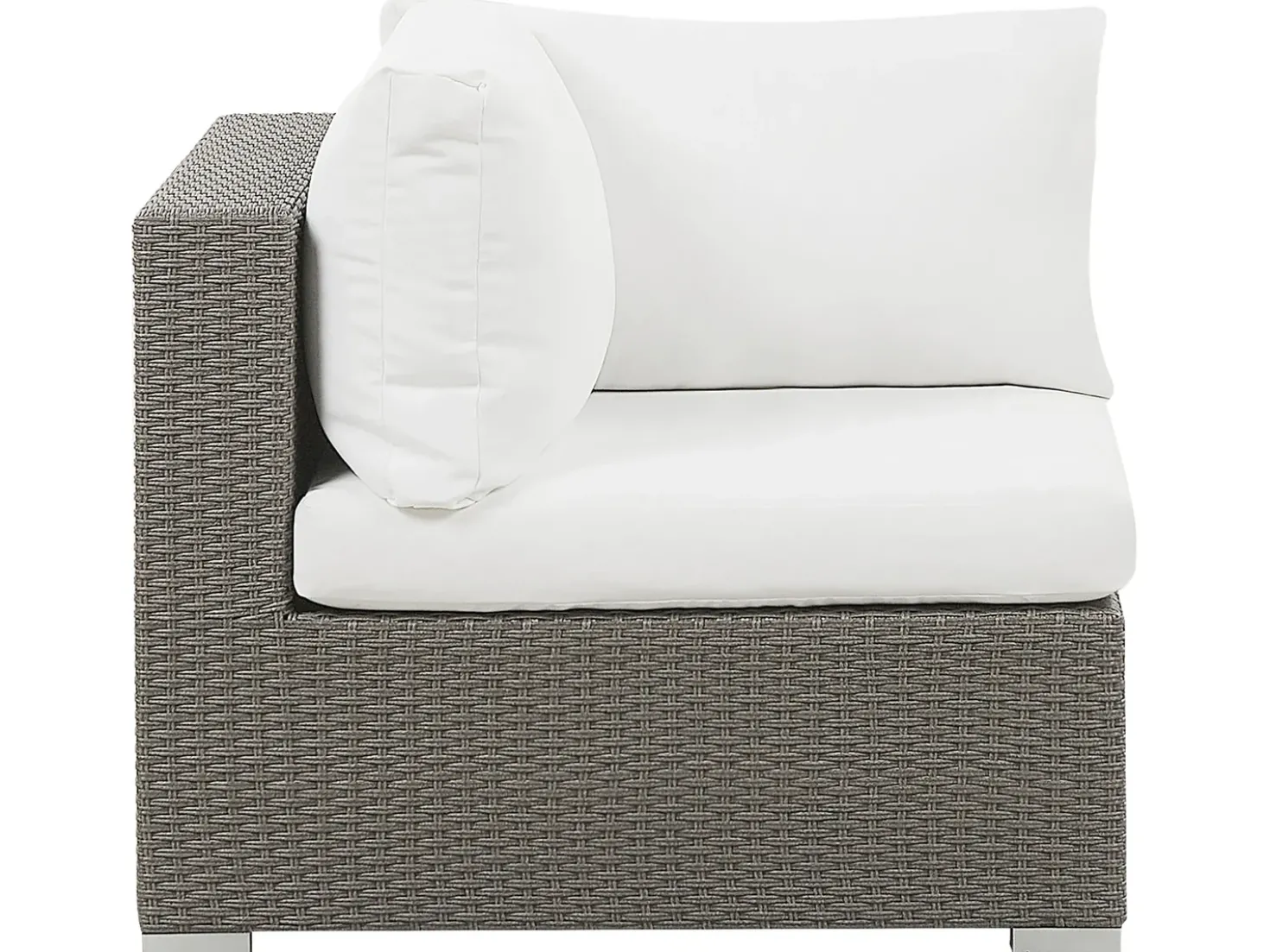 Set da giardino con tavolo 8 posti MAESTRO Modulare Rattan sintetico (PE) Tortora
