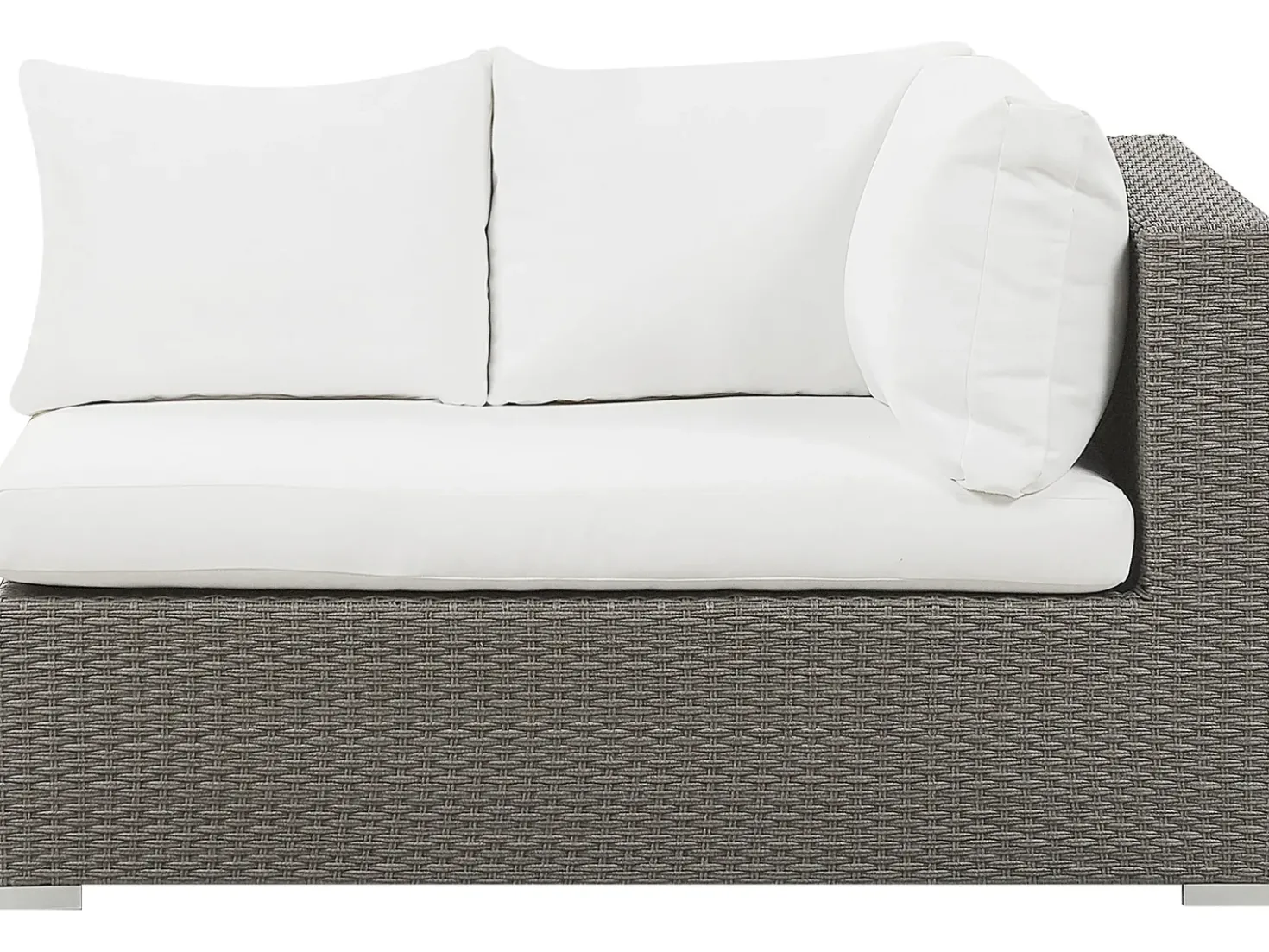 Set da giardino con tavolo 8 posti MAESTRO Modulare Rattan sintetico (PE) Tortora