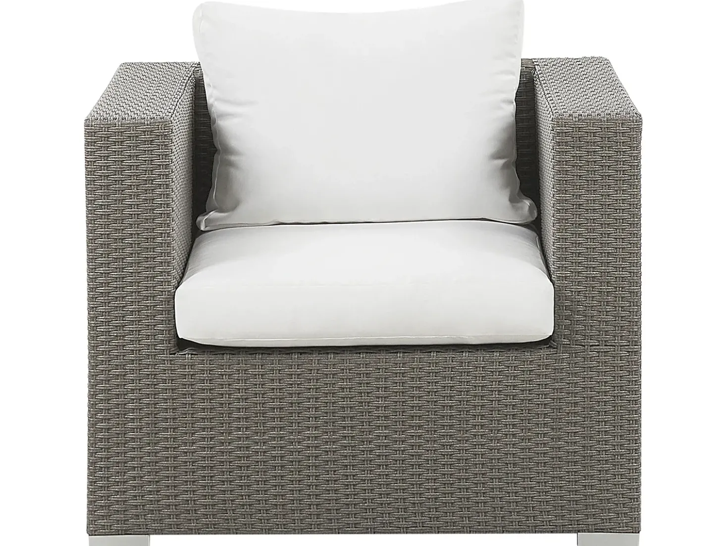 Set da giardino con tavolo 8 posti MAESTRO Modulare Rattan sintetico (PE) Tortora