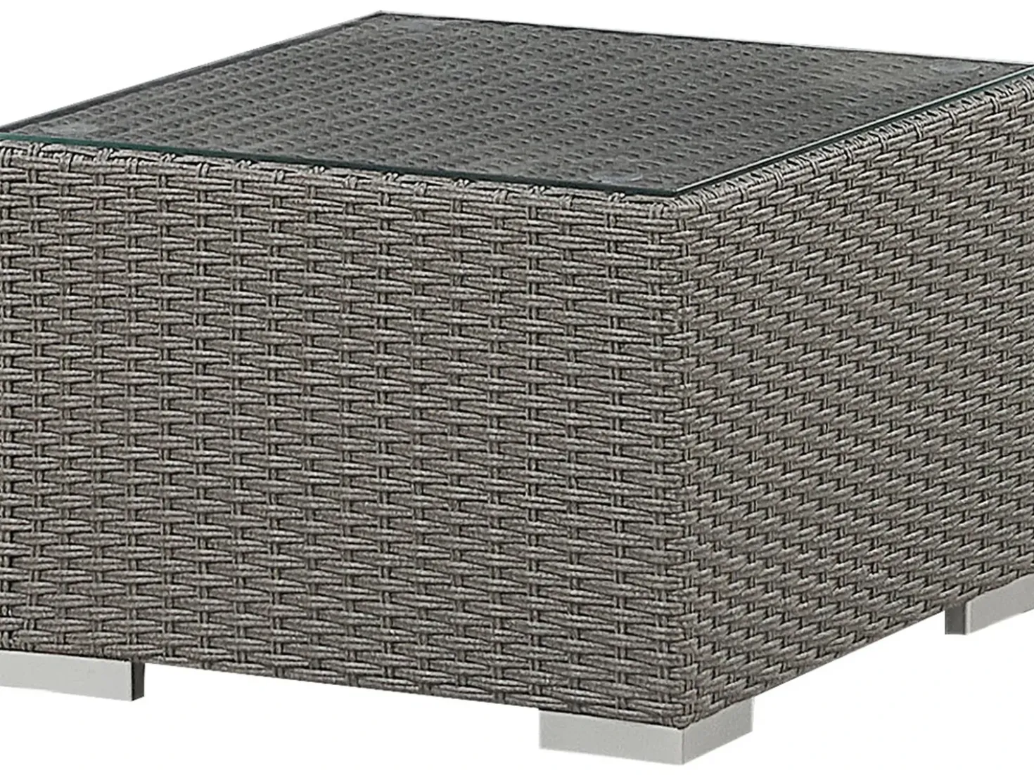 Set da giardino con tavolo 8 posti MAESTRO Modulare Rattan sintetico (PE) Tortora