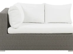 Set da giardino con tavolo 8 posti MAESTRO Modulare Rattan sintetico (PE) Tortora