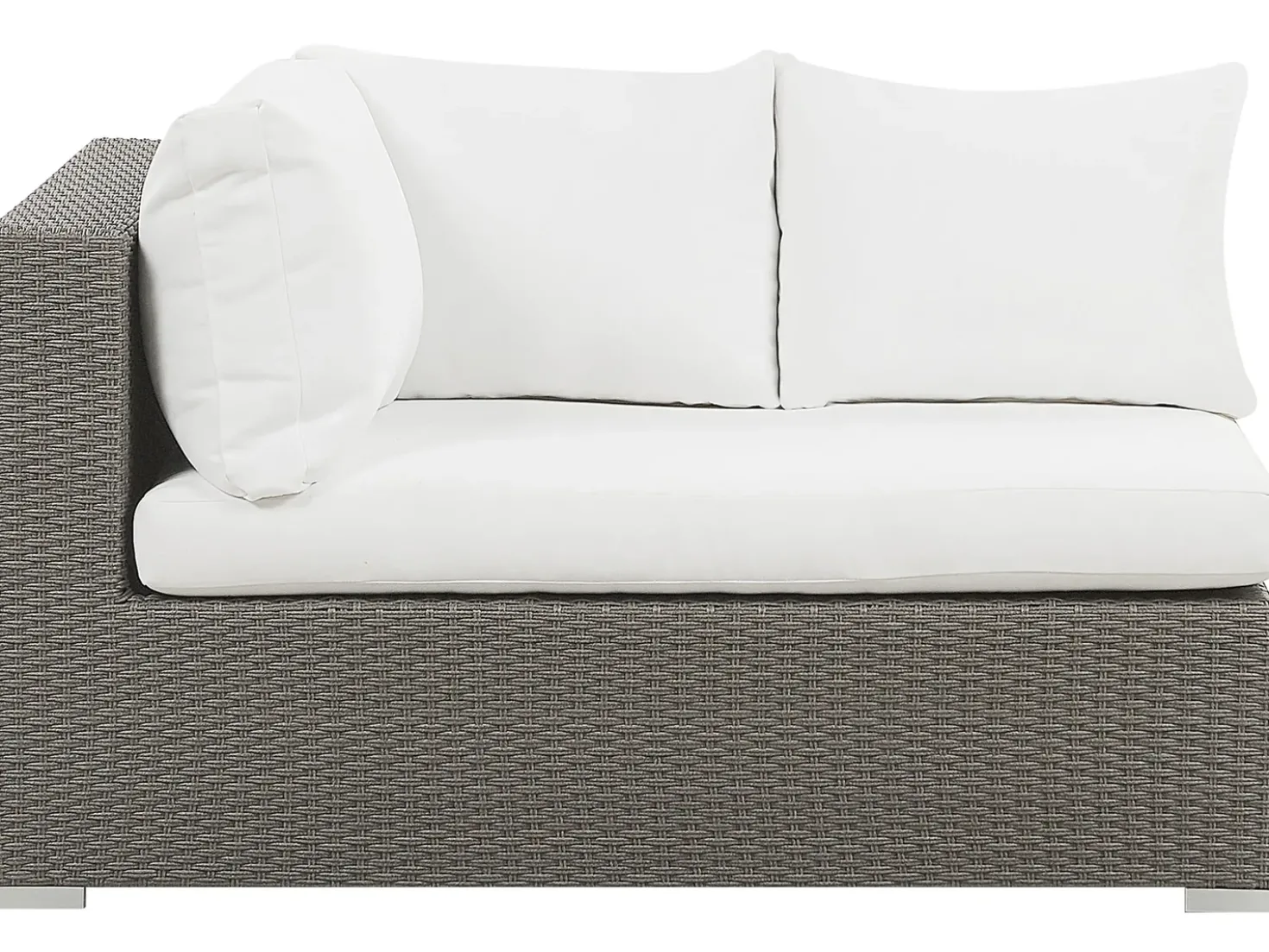 Set da giardino con tavolo 8 posti MAESTRO Modulare Rattan sintetico (PE) Tortora