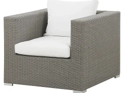 Set da giardino con tavolo 8 posti MAESTRO Modulare Rattan sintetico (PE) Tortora