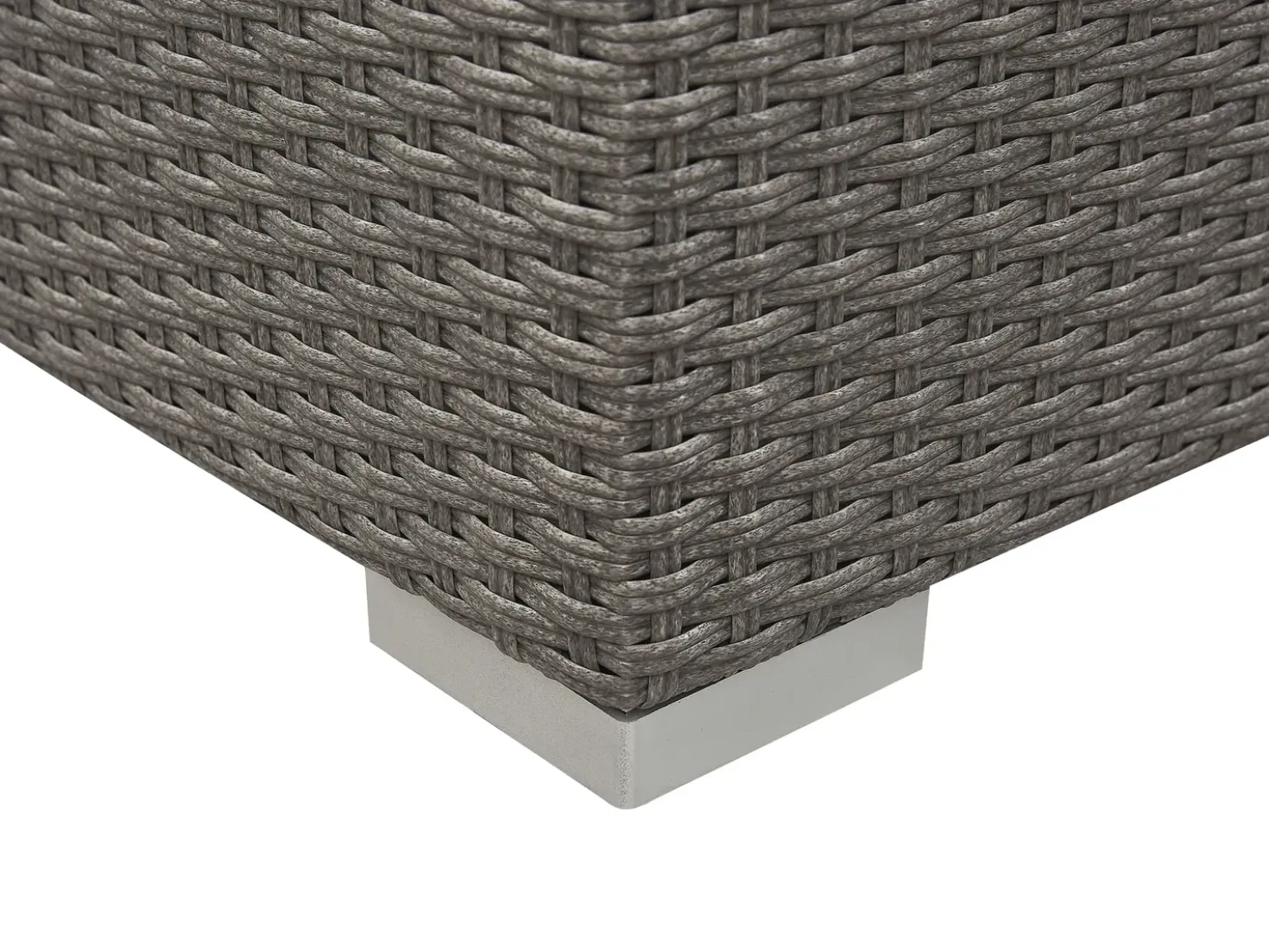 Set da giardino con tavolo 8 posti MAESTRO Modulare Rattan sintetico (PE) Tortora