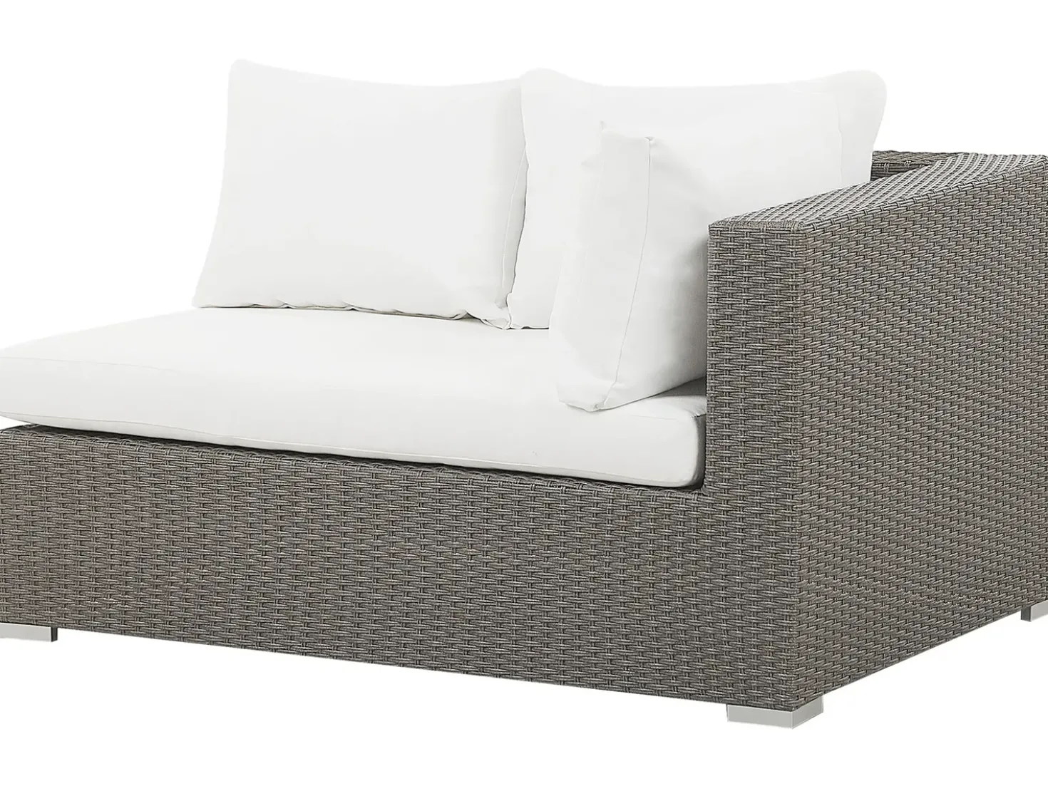 Set da giardino con tavolo 8 posti MAESTRO Modulare Rattan sintetico (PE) Tortora